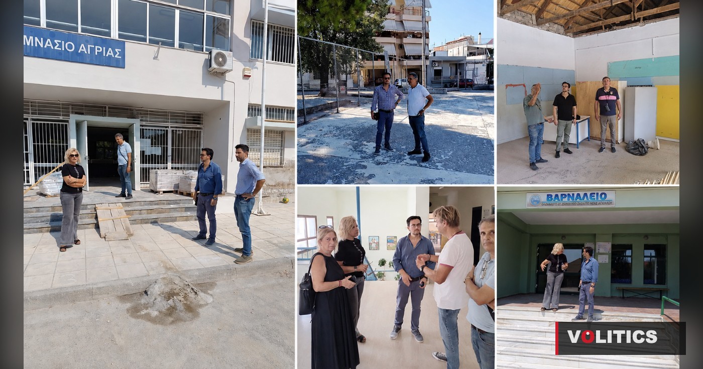 Ο Θέμης Τζούνης δεν μένει στο γραφείο – Καθημερινά στα έργα και στις γειτονιές του Βόλου