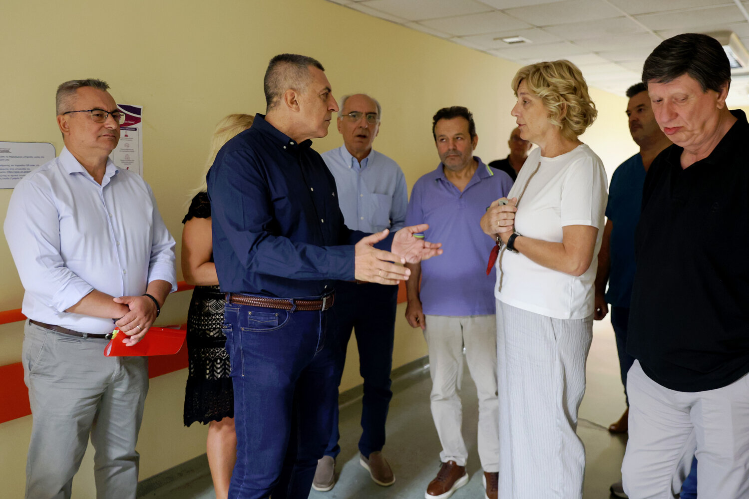 Στη Μονάδα Εντατικής Νοσηλείας Νεογνών του ΠΓΝΛ ο Δημήτρης Κουρέτας (φωτ.)