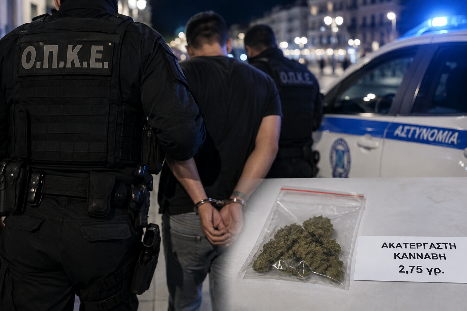 Συνελήφθη 22χρονος στον Βόλο – Τι βρήκαν πάνω του οι αστυνομικοί της ΟΠΚΕ