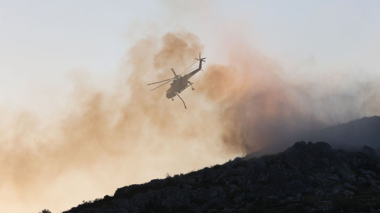 Φωτιά σε αγροτοδασική έκταση στην Στυλίδα Φθιώτιδας - Κινητοποιήθηκαν και εναέρια μέσα