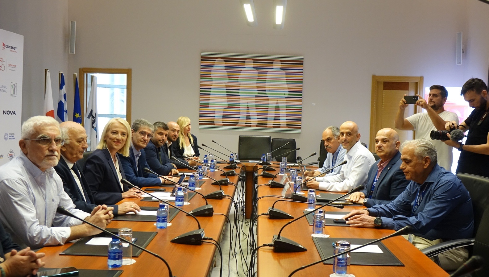Συνάντηση της Ρένας Δούρου με τη διοίκηση της ΔΕΘ-Helexpo