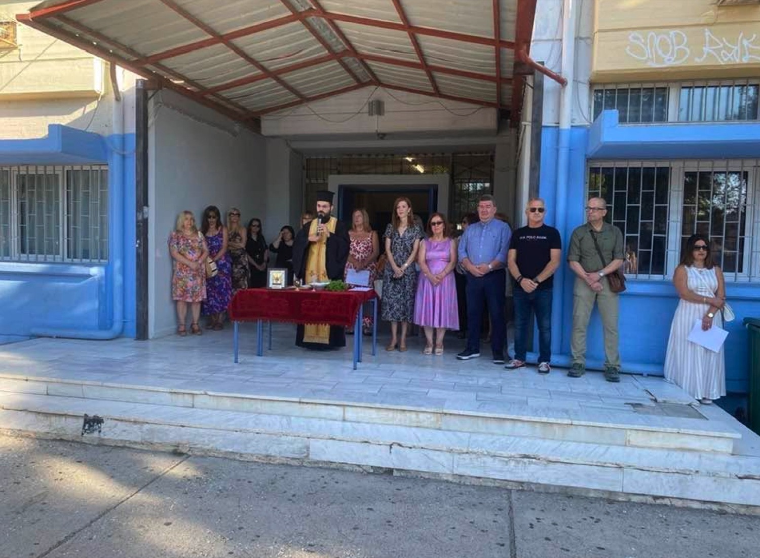 Λάρισα: Αγιασμός στο 2ο Γενικό Λύκειο «Ιπποκράτης» – Ευχές για καλή σχολική χρονιά