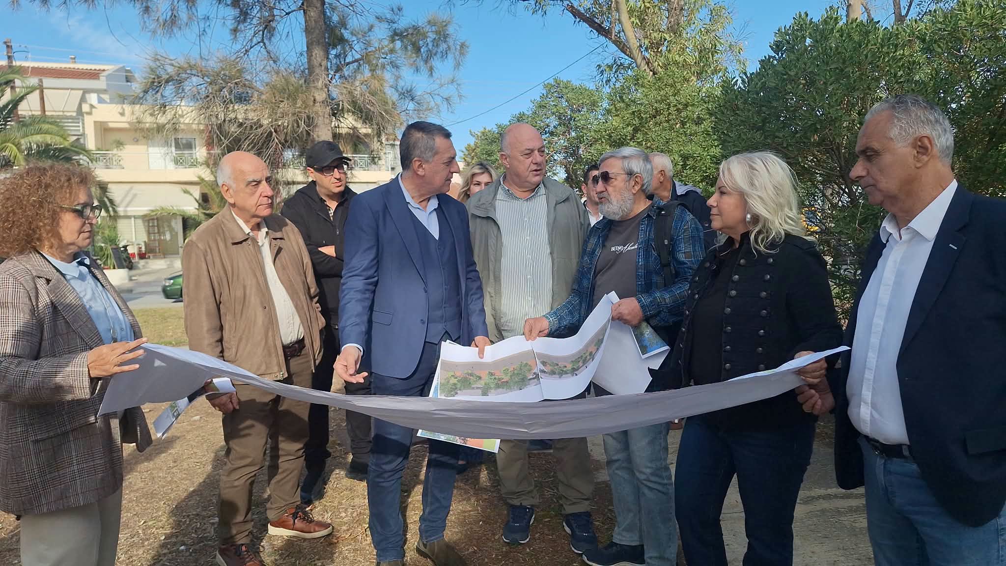 Ο Δήμαρχος Βόλου και ο Περιφερειάρχης στα έργα για αναβάθμιση στο παραλιακό μέτωπο και στο πάρκο Αλυκών Βόλου